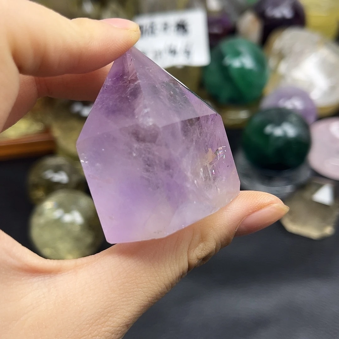 珠宝半成品未镶嵌紫晶2水晶石