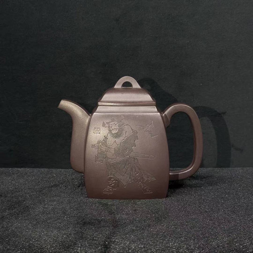 45/142202/史志洪/紫砂壶汉方/汉棠紫泥