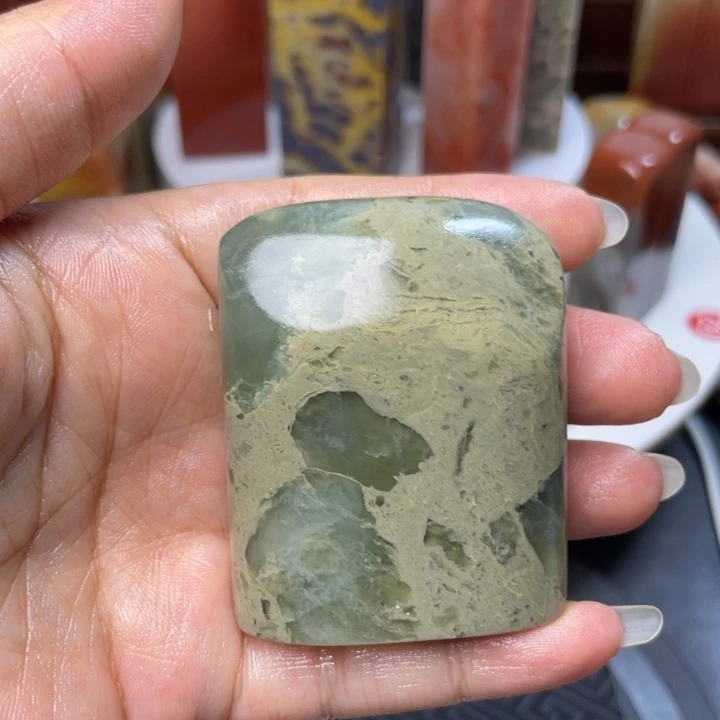 雨***默印石寿山石素章原石