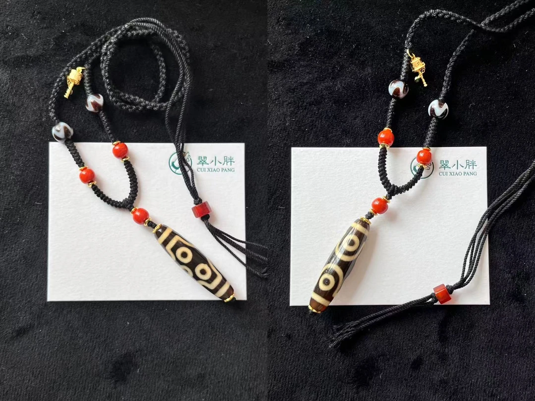 翠小胖二号店 七眼竖编玛瑙项链 多样性发1