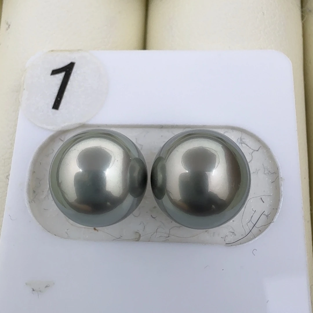 海水珍珠裸珠大溪地正圆微瑕镜面光9.4mm