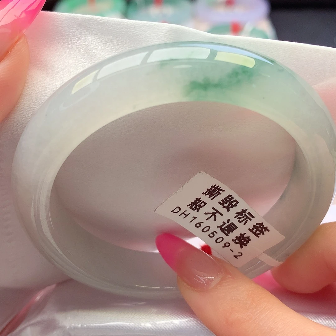未镶嵌手镯翡翠天然A货翡翠54-55性价比超高 主播强推