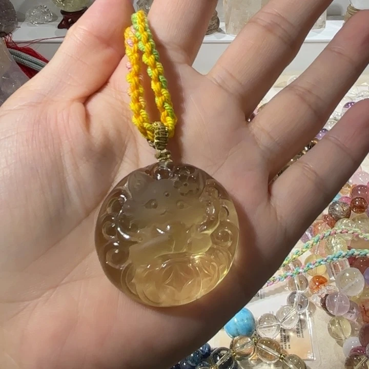 未镶嵌手链水晶黄水晶