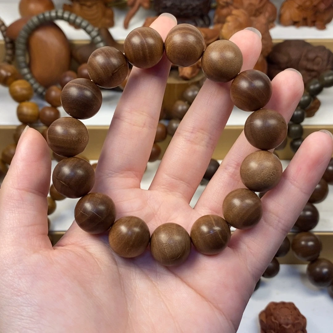 手串/手链檀香木老山檀香1.5横纹奶香瑕疵福利