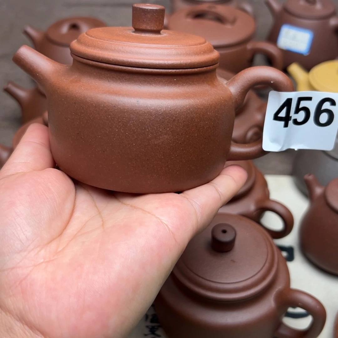 茶壶紫砂底槽清半手工230cc左右瑕疵