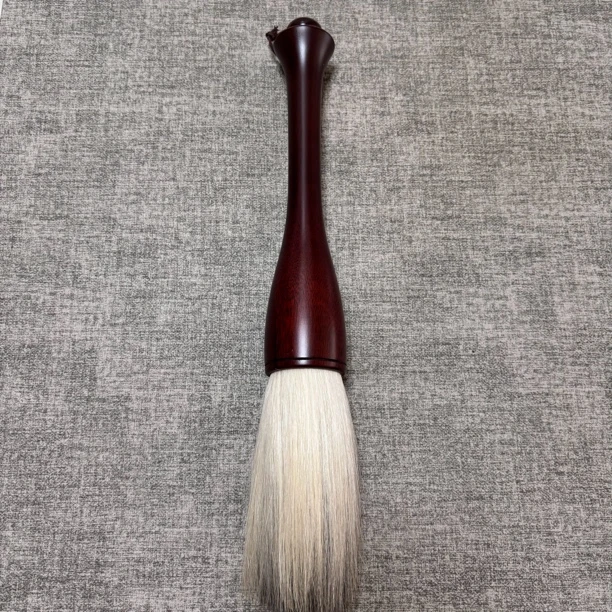 紫羊兼毫斗笔岀锋12.0口径4.0榜书对联国画专用毛笔中国羊毫毛笔