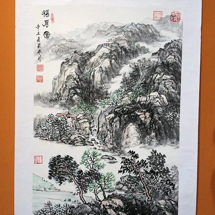 国画书法作品多次参加
