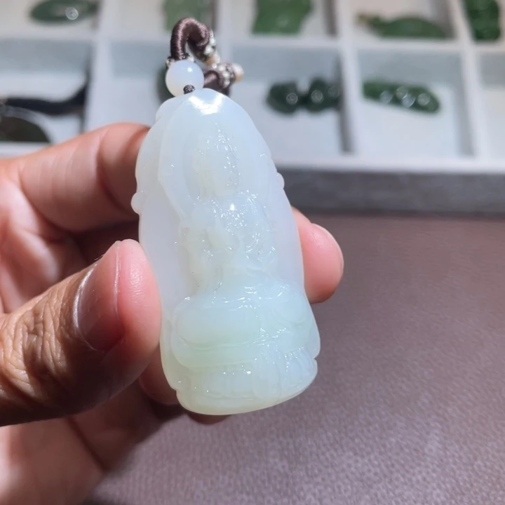 和田玉未镶嵌吊坠(不含链)