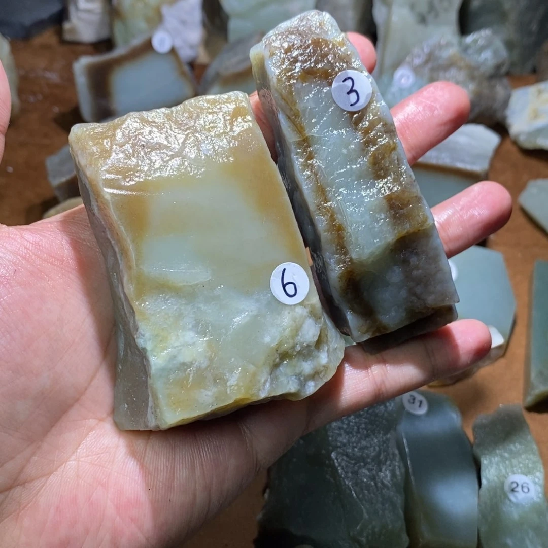 未镶嵌和田玉珠宝半成品弓*兄