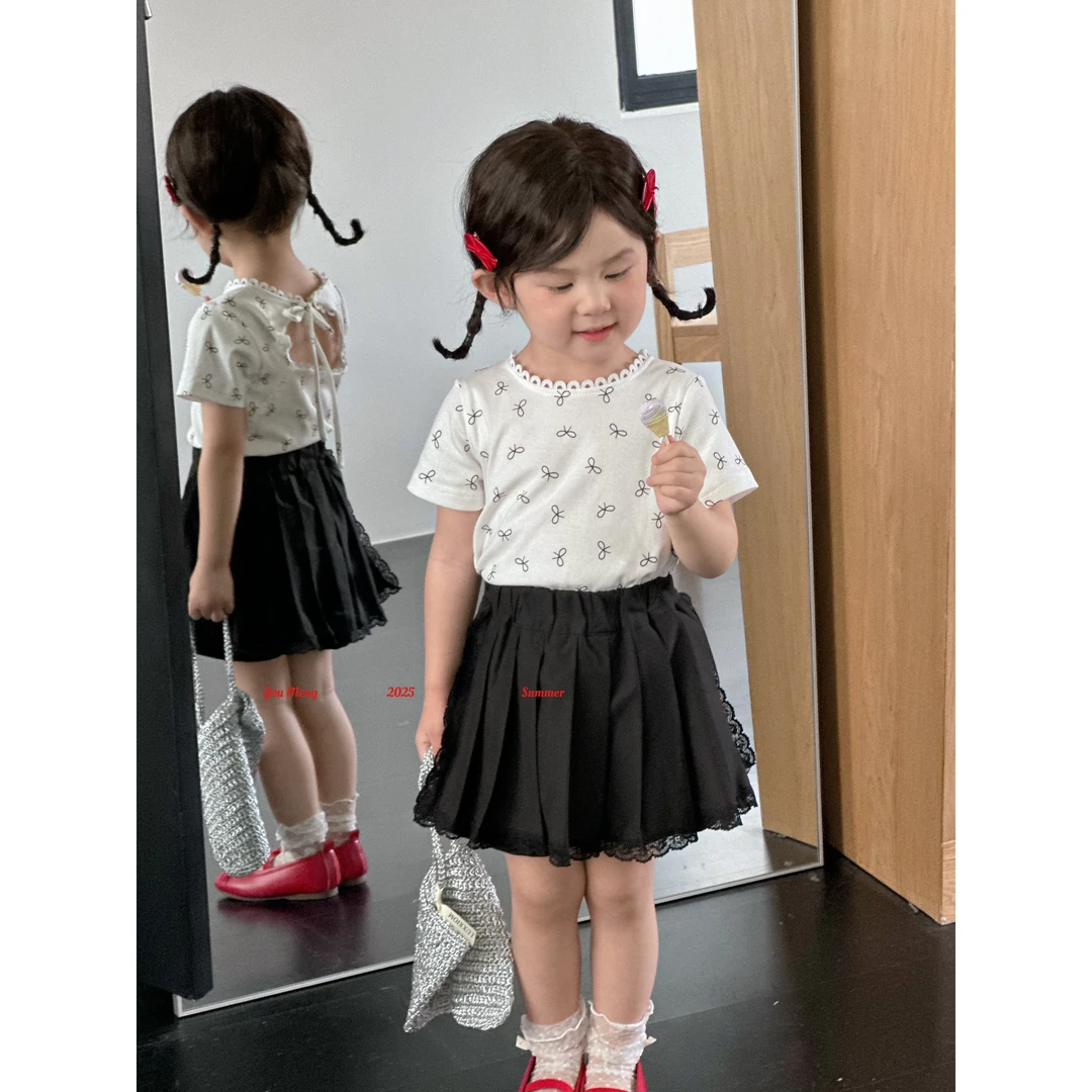 AC435~佑萌·25夏~蕾丝花边拼接裙裤Y5367