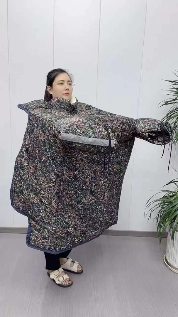 电动车挡风被侧翼加大加宽防晒防风保暖防寒