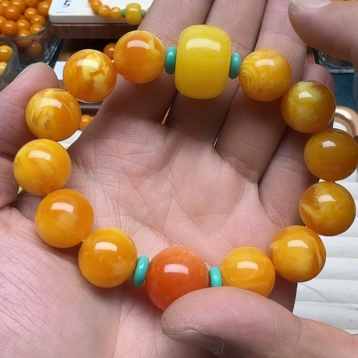 范***辈无非金属精品老蜡色素串搭配一条
