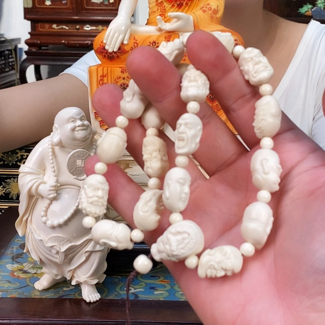 古***胡成套家具紫檀木类罗汉