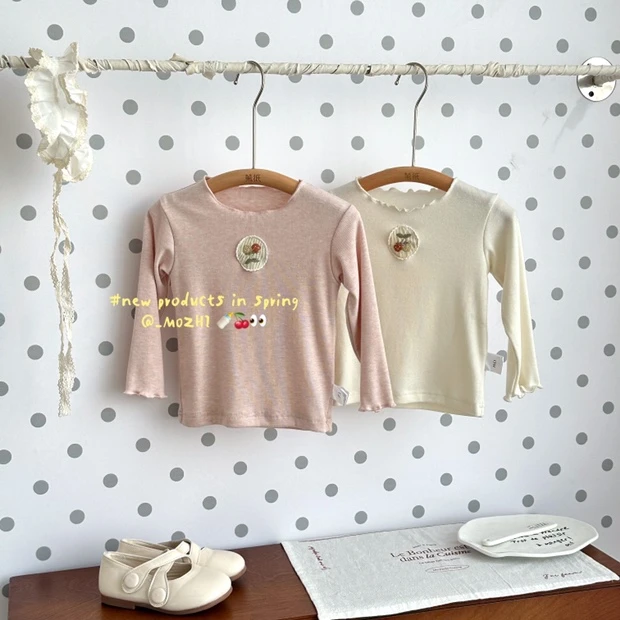 51206-MZ樱桃标儿童打底衫