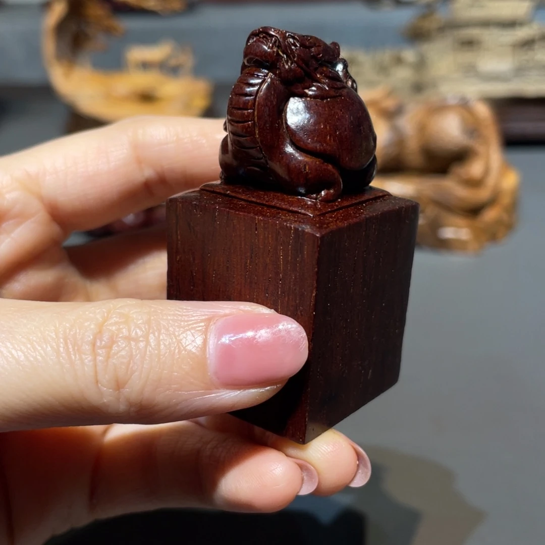 微凹黄檀（南美大红酸枝）摆件工艺品摆件