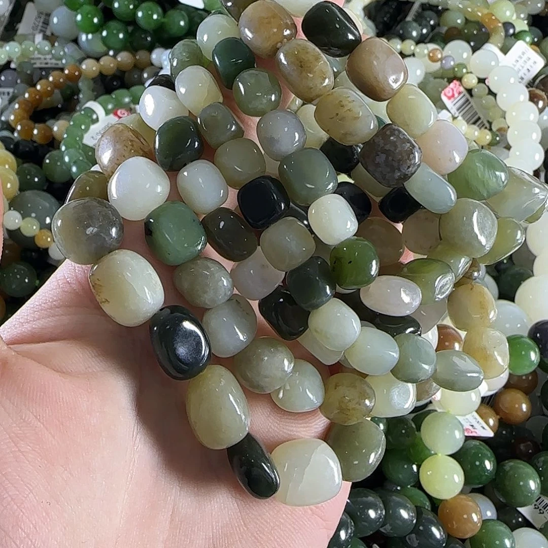 和田玉手链未镶嵌随机发一