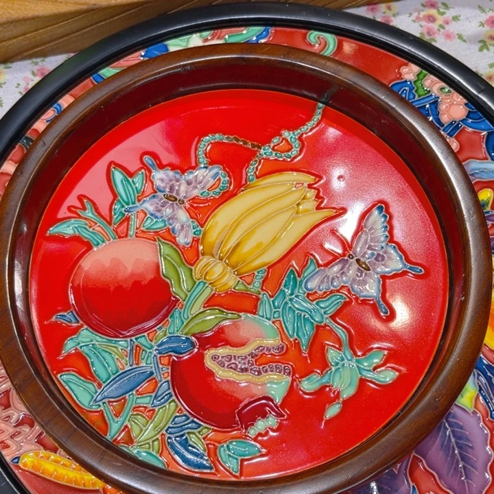 木瓷板画艺术作品