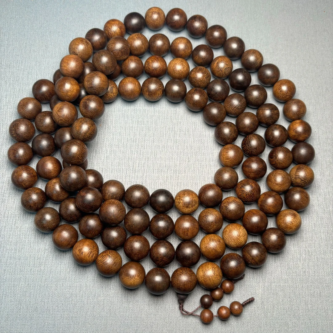 DZY066 沉香圆珠项链尺寸约16mm 多样性发一件