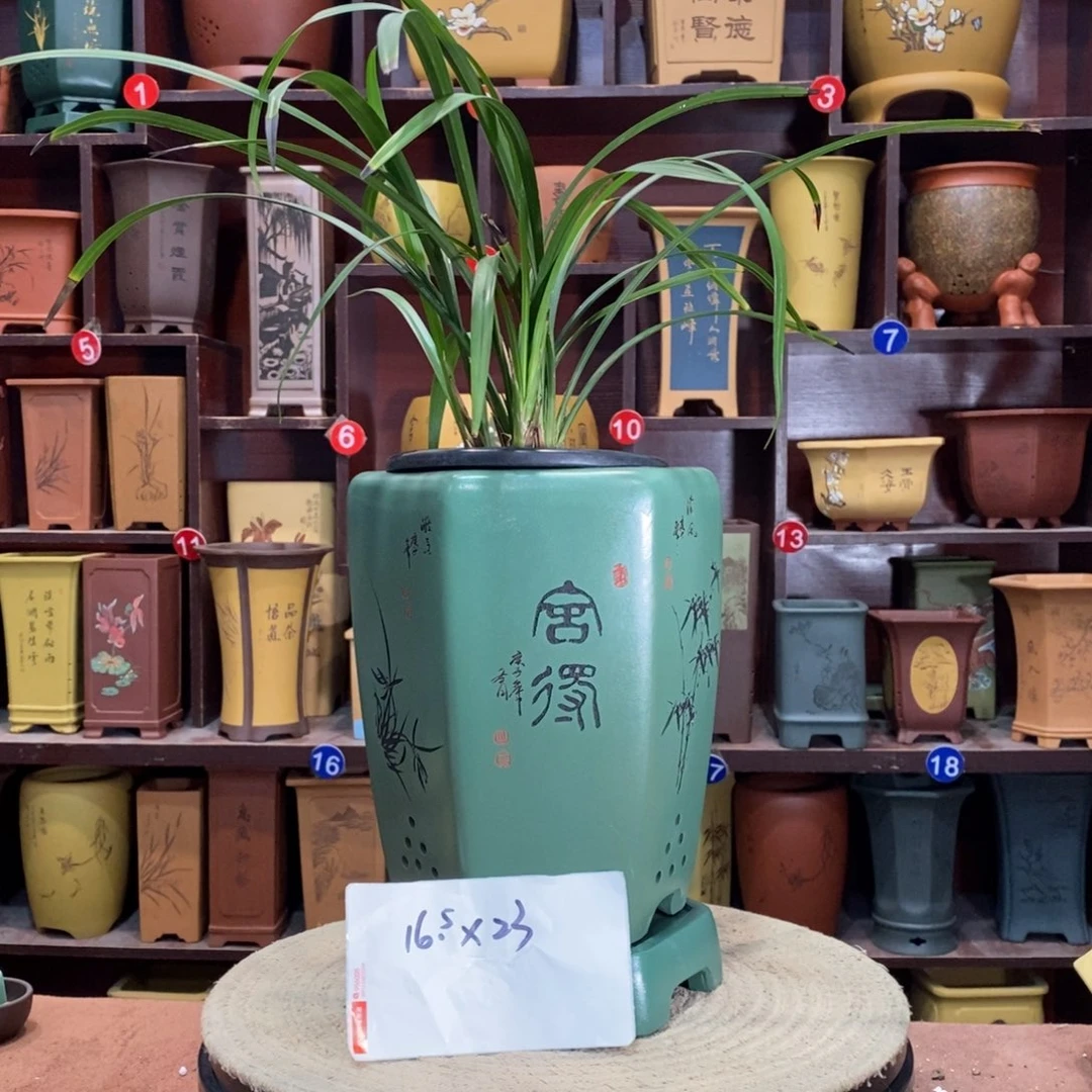 紫砂艺术紫砂花盆