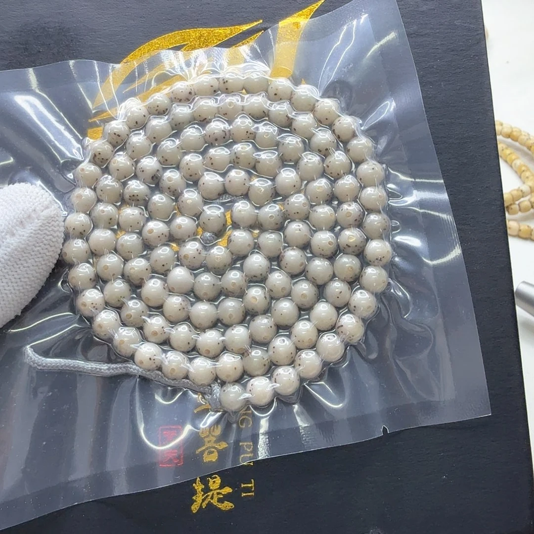 吊坠星月菩提24梵天小冰糖大眼睛通体6圆108一物一图