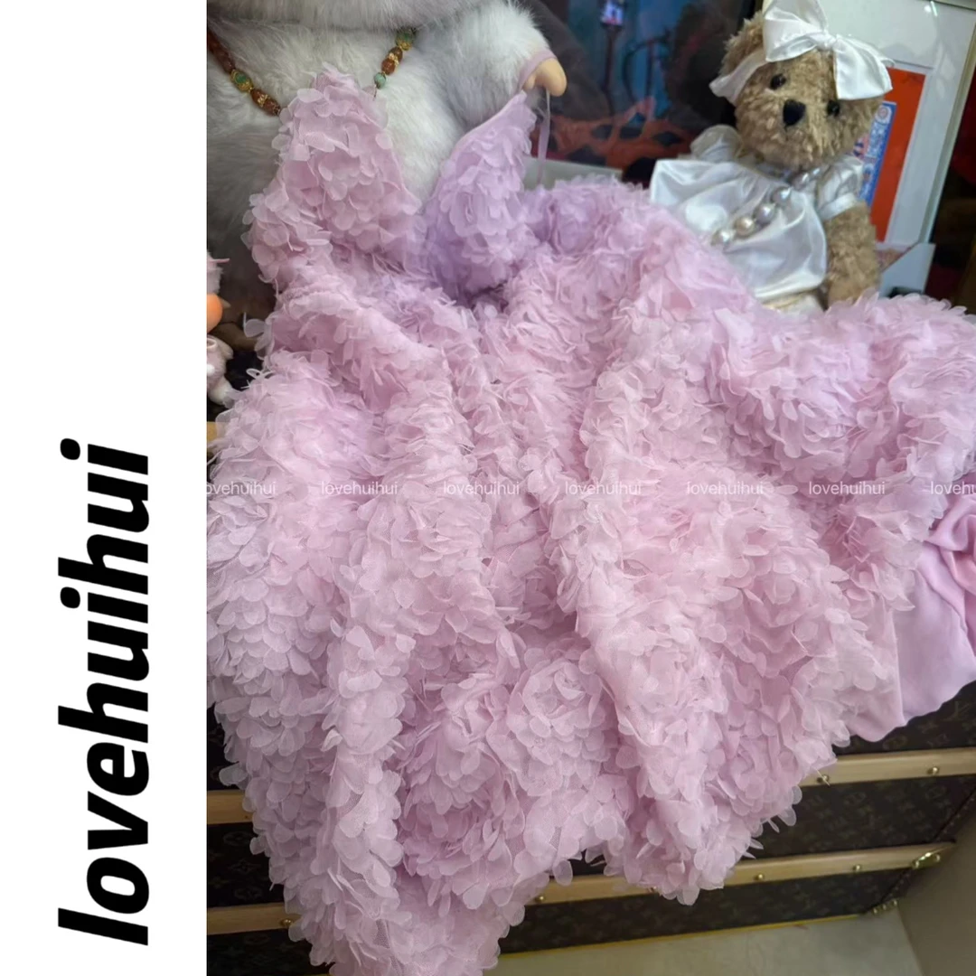 lovehuihui《恰似你的小温柔》公主洋气吊带连衣裙