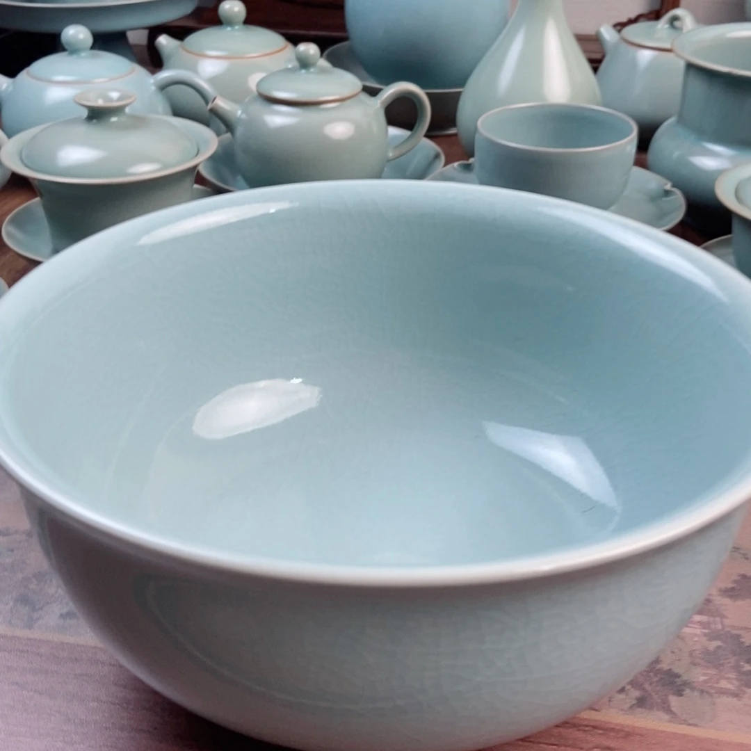 摆件原产地原矿汝瓷～茶器