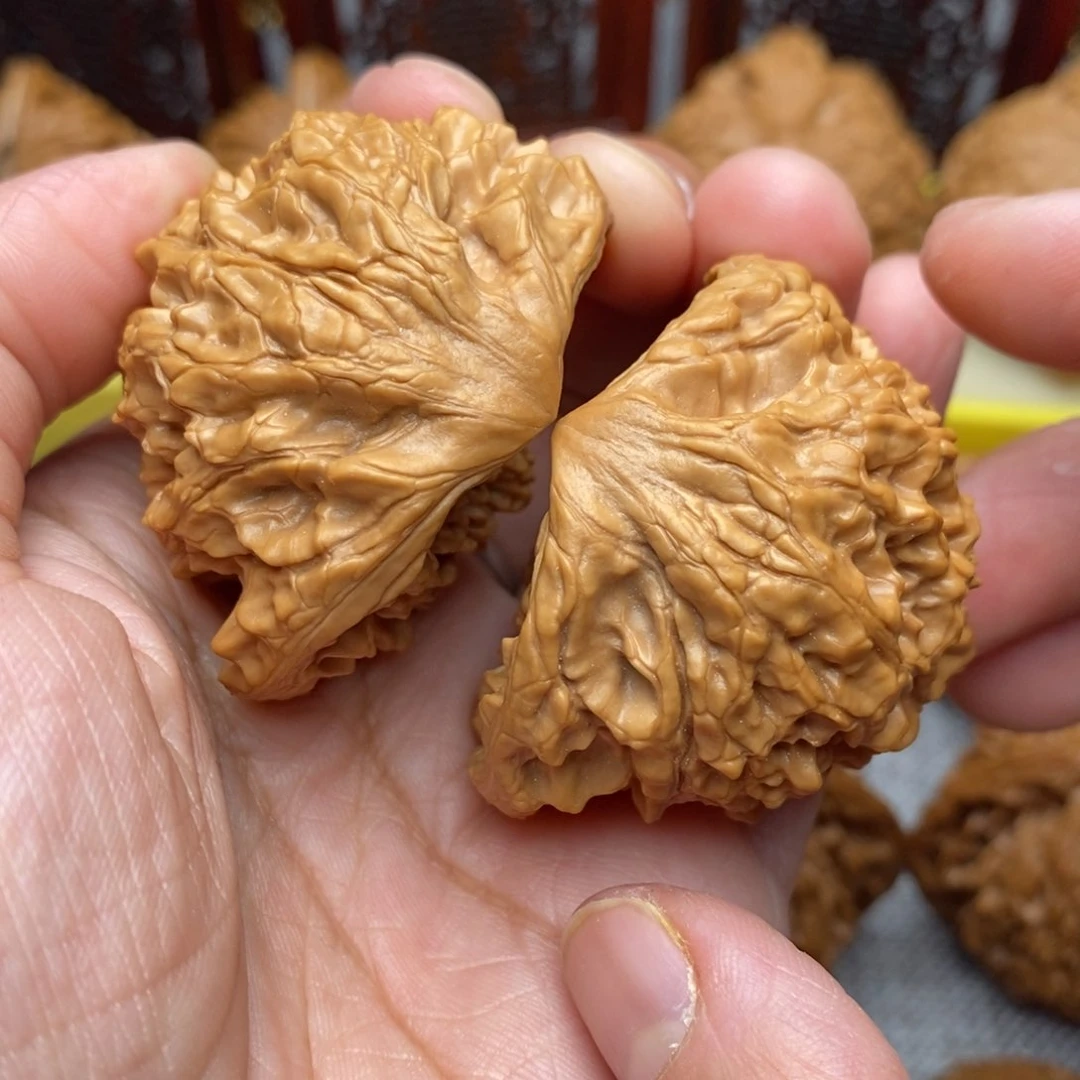 文玩核桃把件全品聚宝盆蛇头46尺