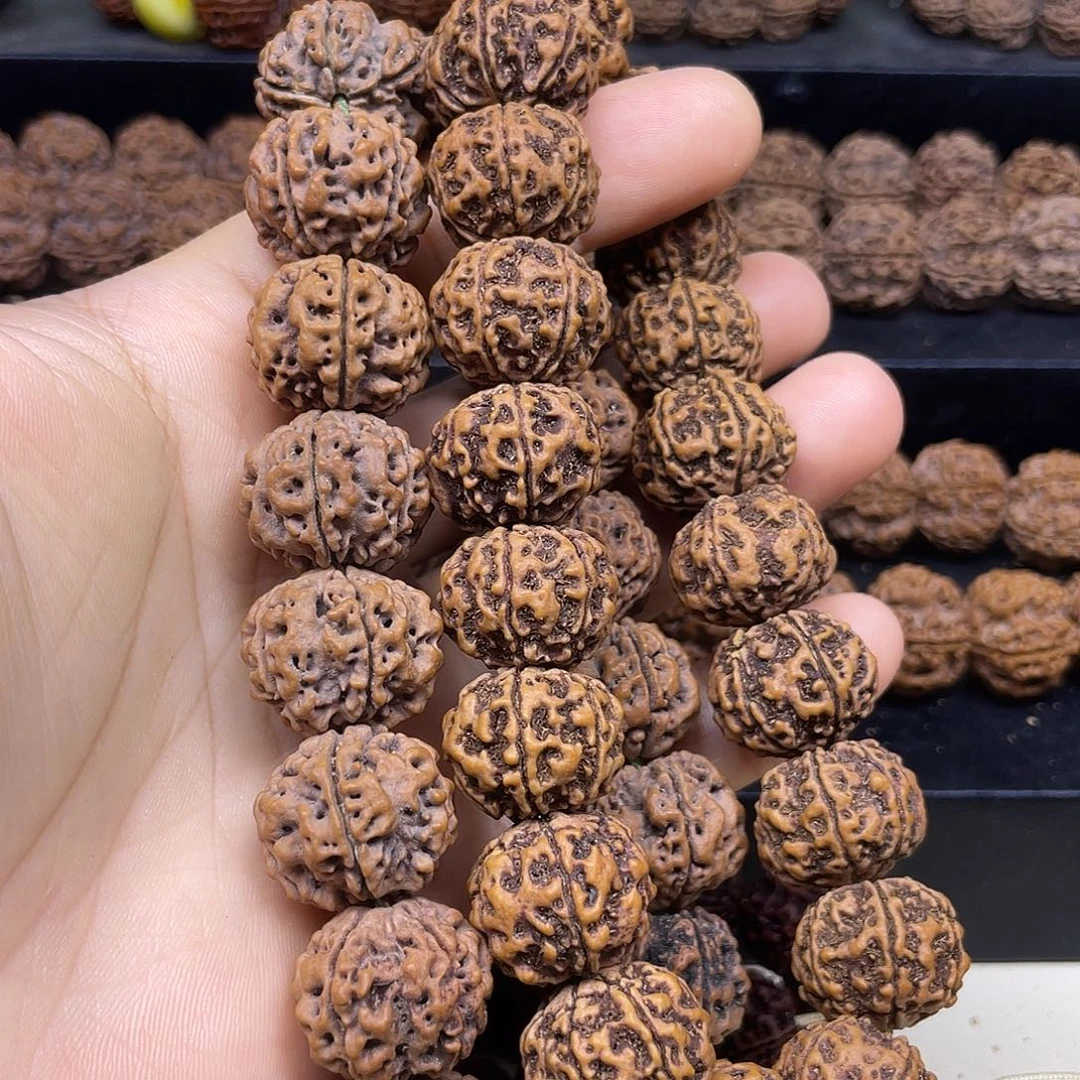 ****帆手串金刚菩提21mm老安娜555号+20mm鬼脸六瓣571号