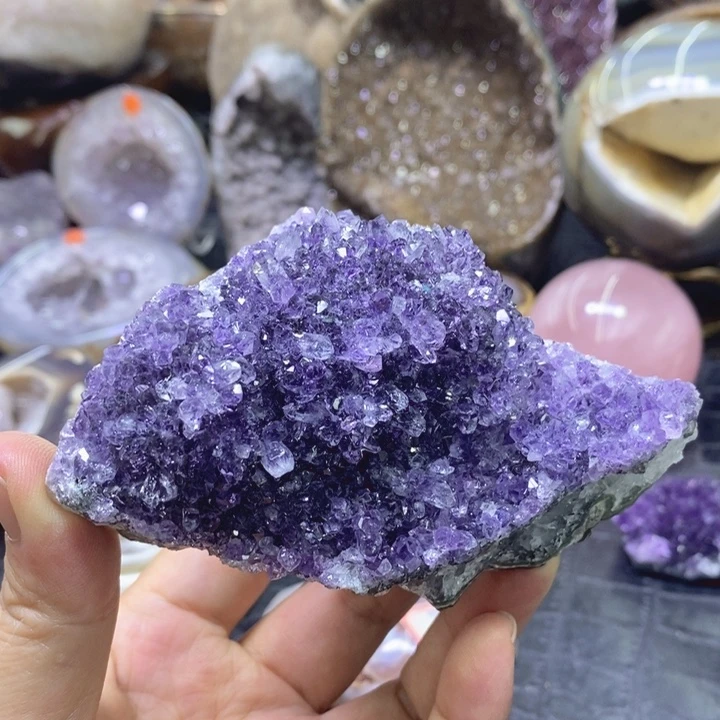未镶嵌珠宝半成品紫晶