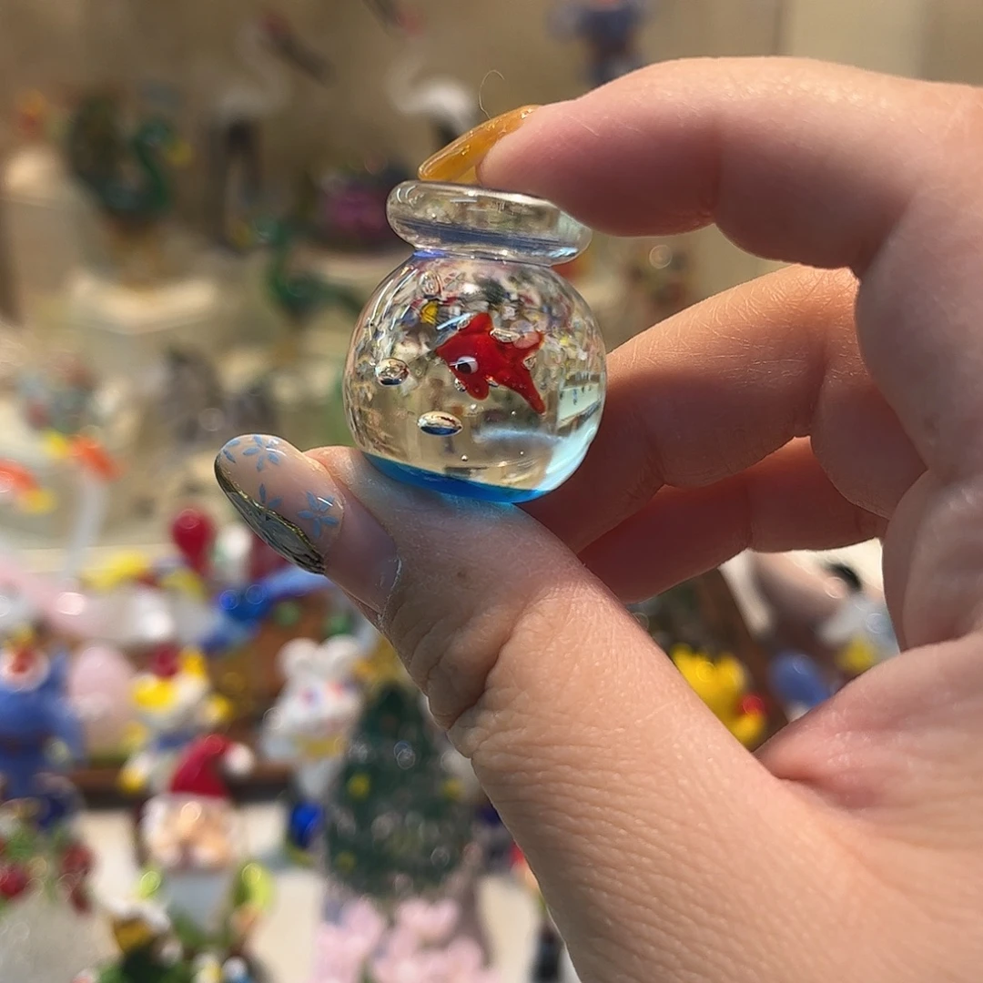 琉璃手工艺品鱼缸