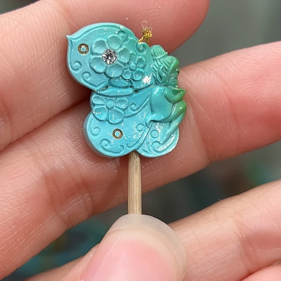 绿松石珠宝奇石未镶嵌