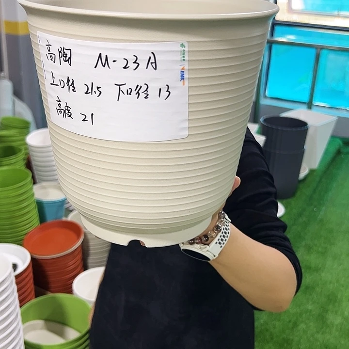 正品高陶口21高21米色无托6只