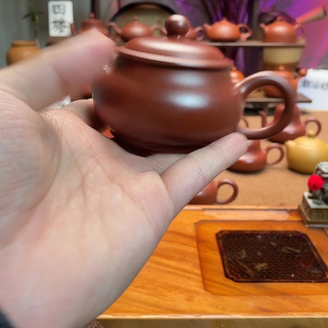 紫砂茶壶B****?明炉110cc手拉壶