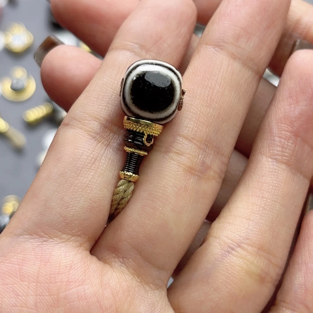 玛瑙/玉髓未镶嵌文玩配饰适配4-8mm的串