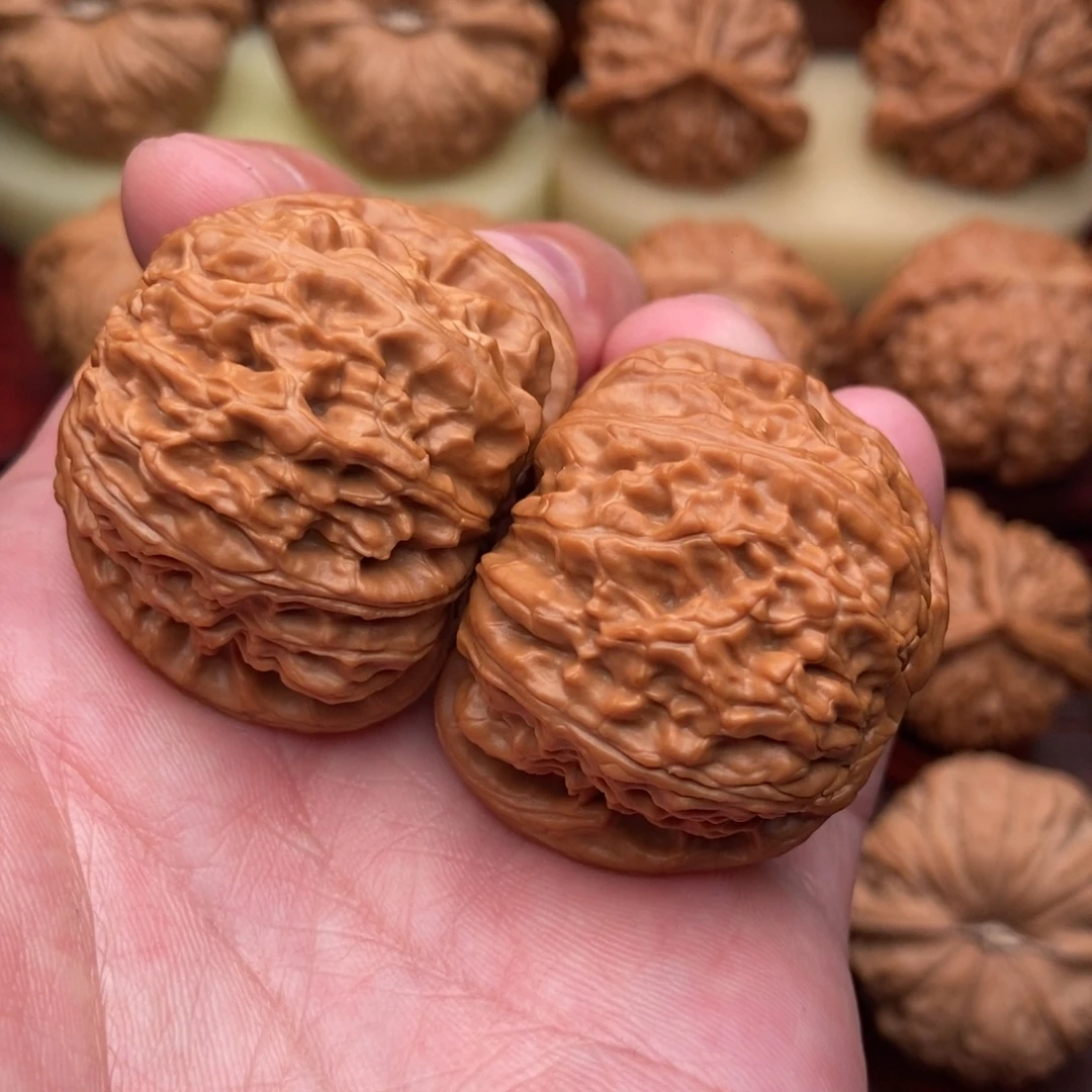 把件文玩核桃精品大白狮子头41