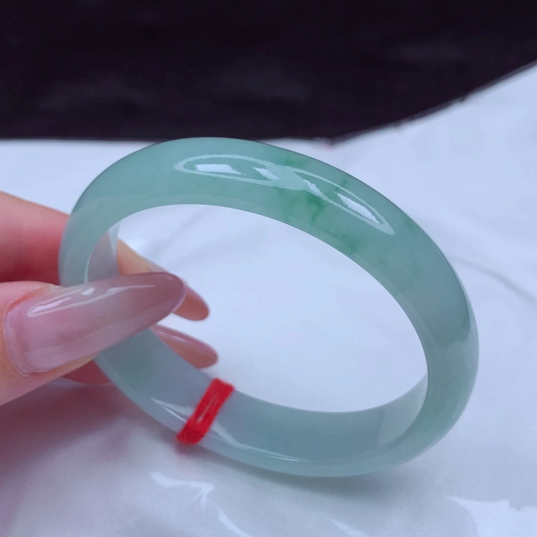 翡翠未镶嵌手镯手镯54贵妃