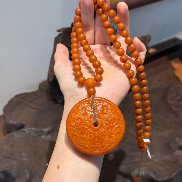 博缘珠宝蜜蜡吊坠（多样性发一件）02505