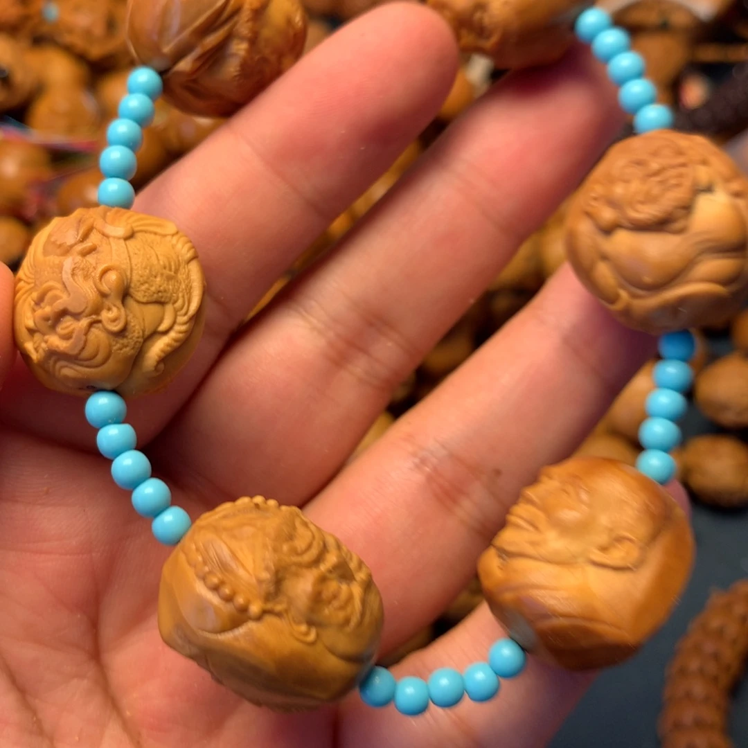 大***饱橄榄核手串/手链橄榄油等