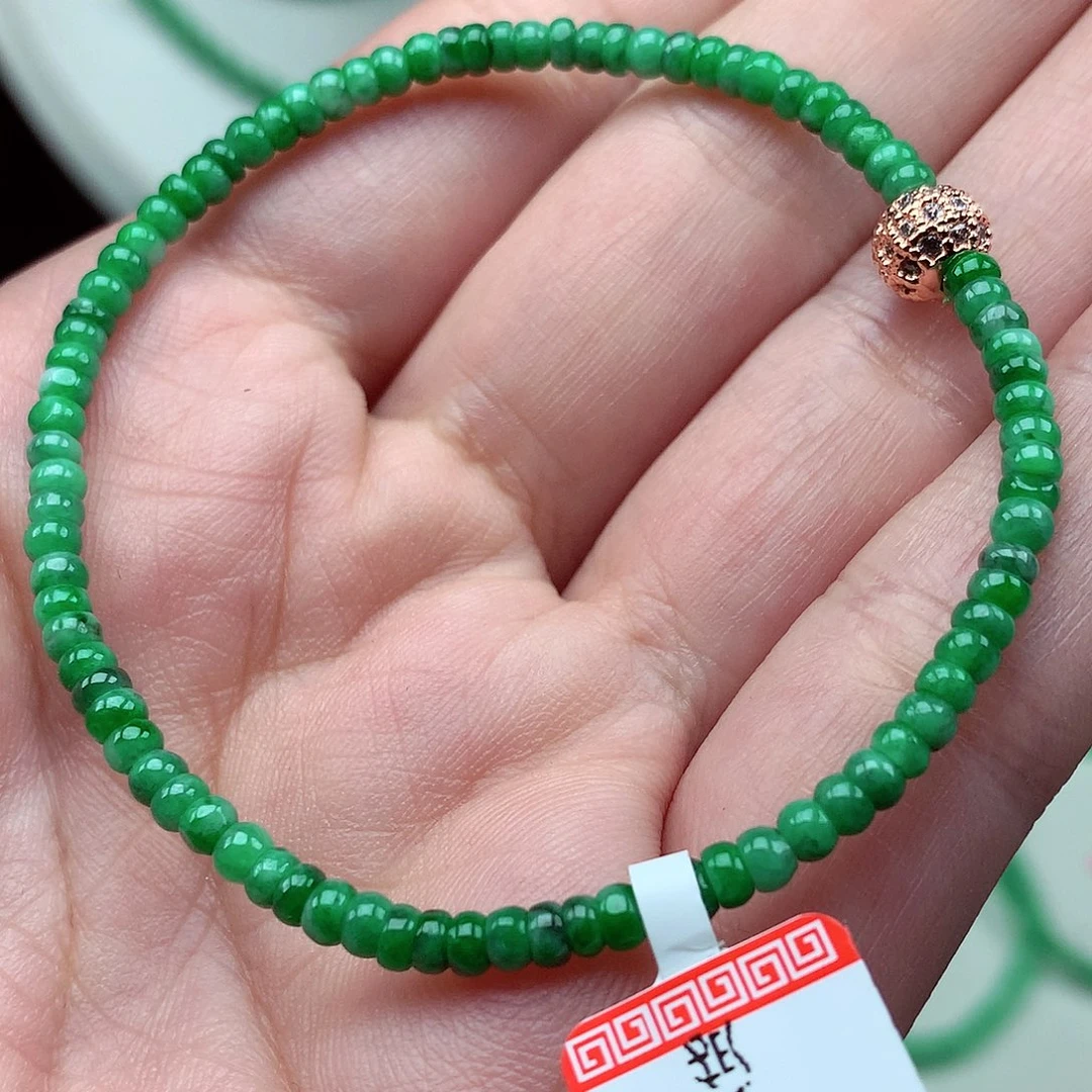 翡翠未镶嵌毛衣链翡翠