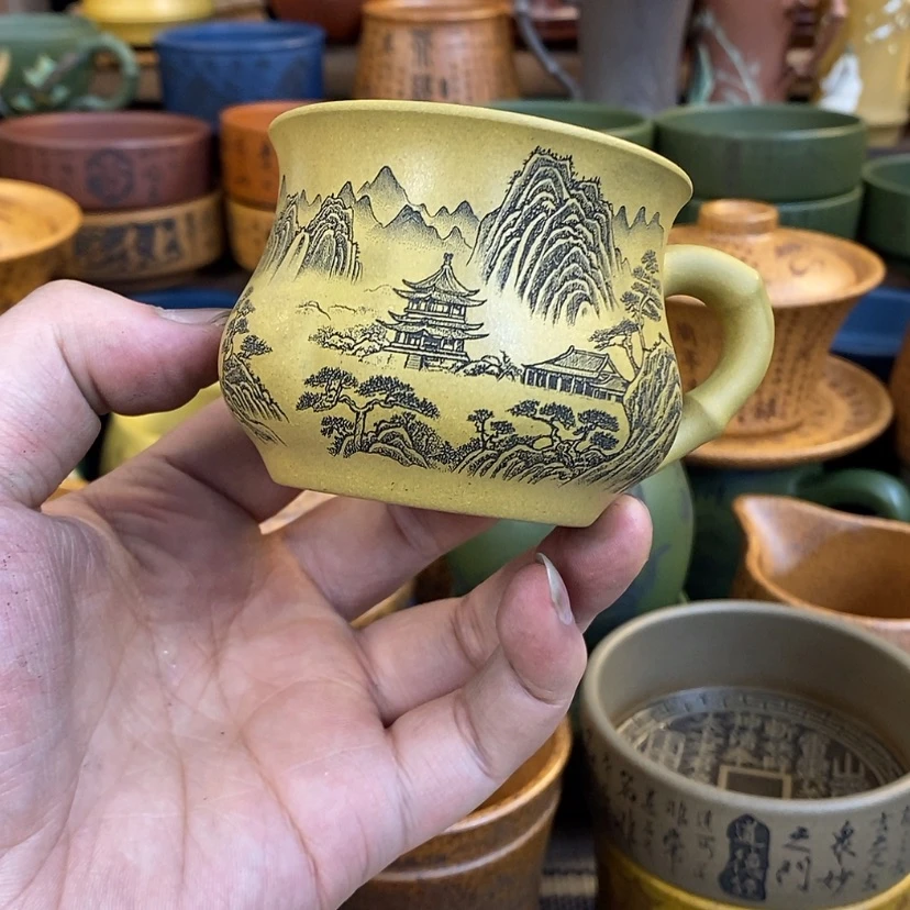 【闪购商品】紫砂杯子宜兴全手工紫砂杯