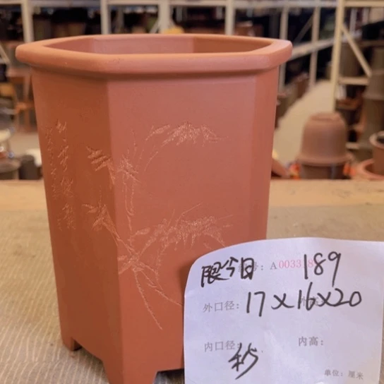 紫砂花盆紫紫砂盆