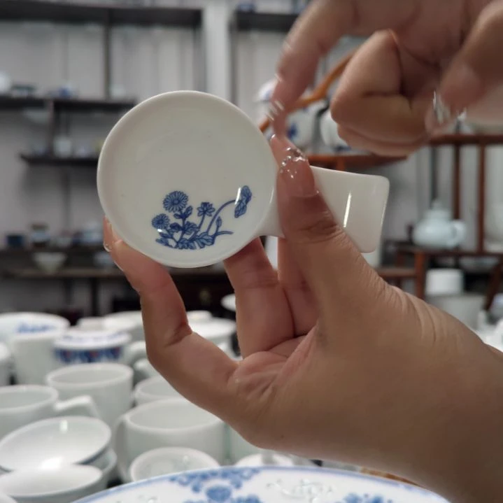 瓷四时吉祥双用筷子架十只装