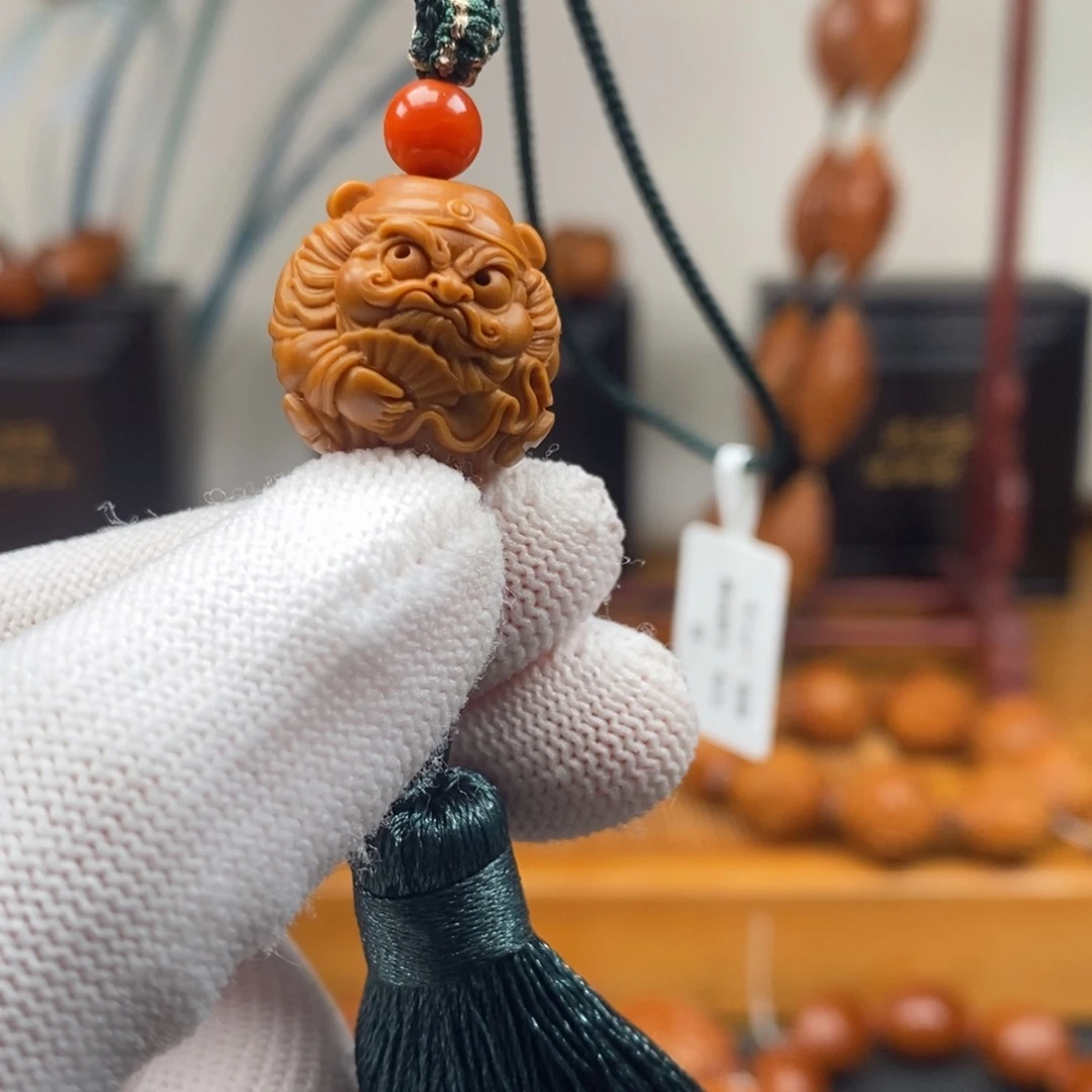 橄榄核吊坠一辰老师钟馗1.9×1.8