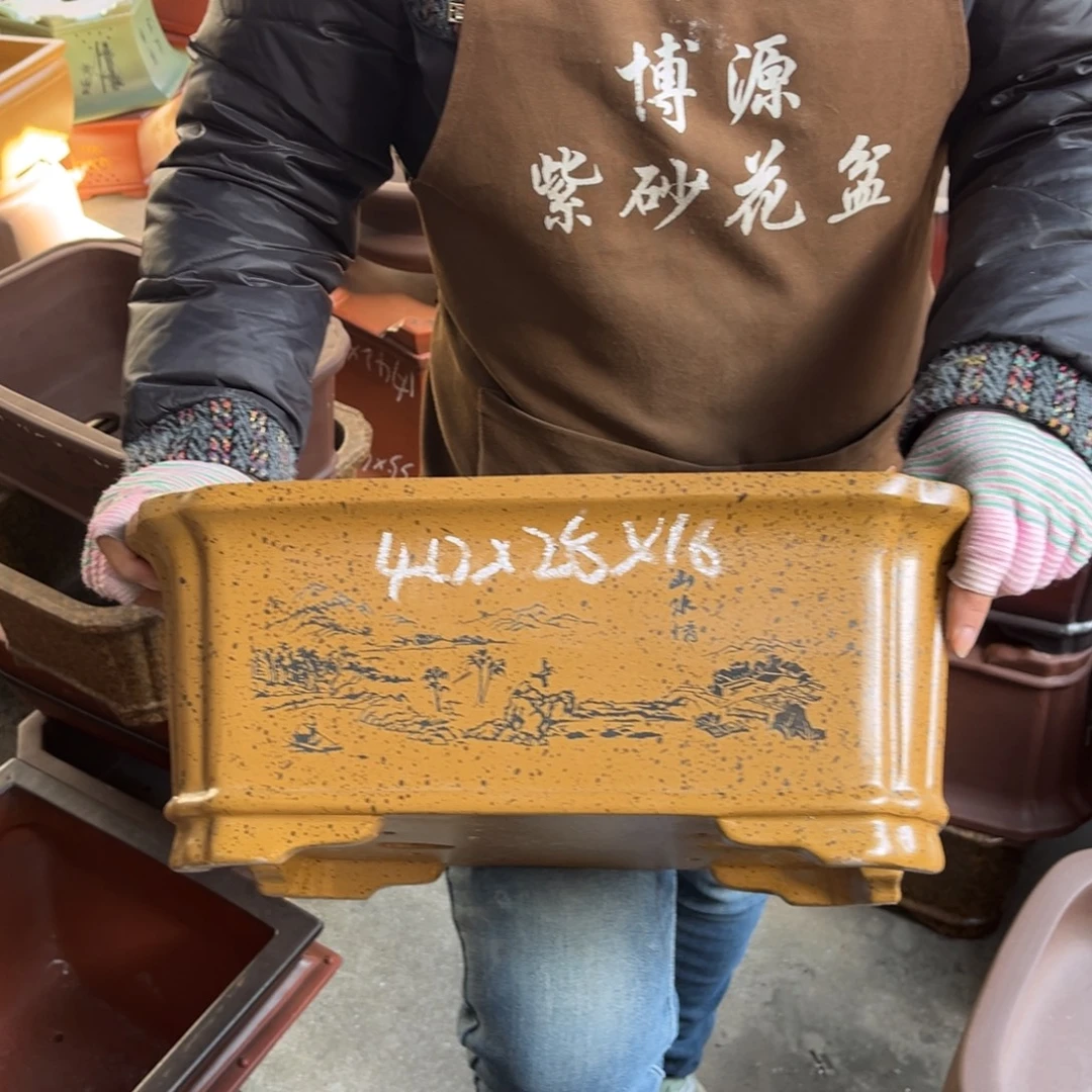 紫砂花盆盆景艺术
