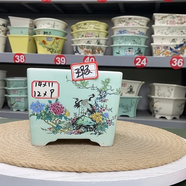 紫砂紫砂花盆0823