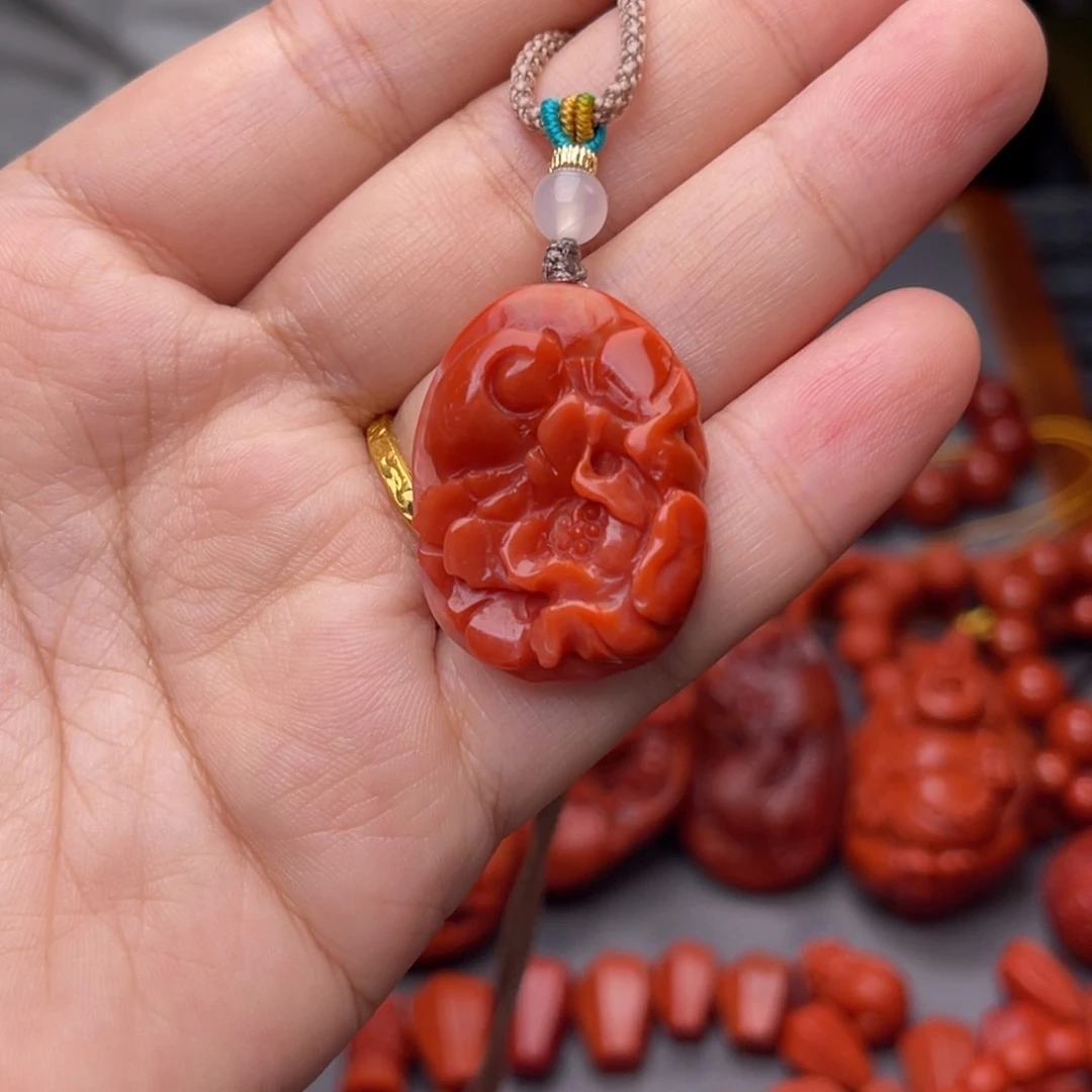 未镶嵌川料南红玛瑙