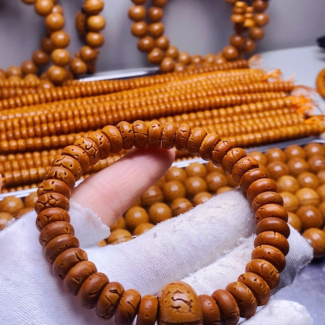 桃核吊坠5乘10核片手串瑕疵28