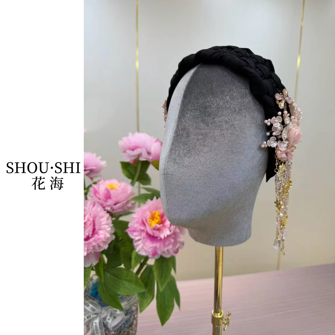 SHOUSHI 【花海】原创设计小众款仙气发饰少女风潮流洋气百搭发箍