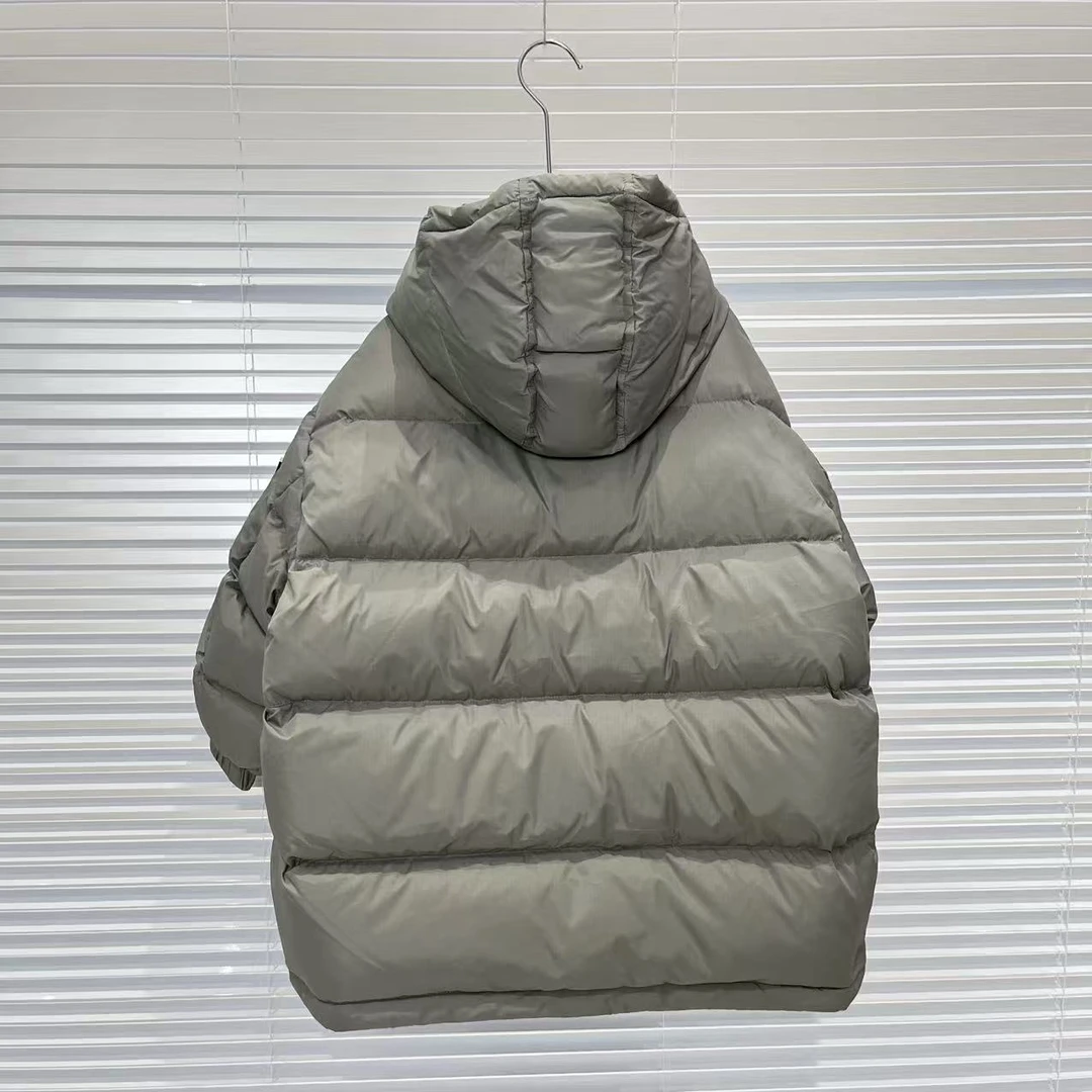 冬款男童女童灰绿色羽绒服 8678热系
