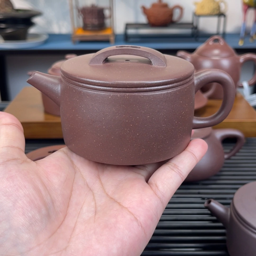 紫砂茶壶全手工底槽青汉瓦